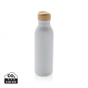 Logotrade promotional items photo of: Avira Alcor RCS Re-steel single wall water bottle 600 ML