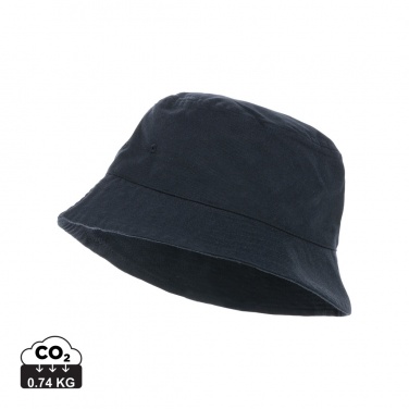 Logo trade business gifts image of: Impact Aware™ 285 gsm rcanvas one size bucket hat undyed