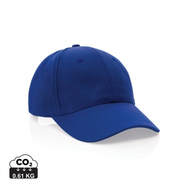 Logo trade promotional giveaway photo of: Impact 6 panel 280gr Recycled cotton cap with AWARE™ tracer