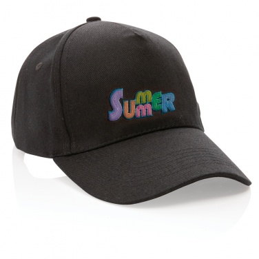 Logotrade corporate gifts photo of: Impact 5panel 280gr Recycled cotton cap with AWARE™ tracer