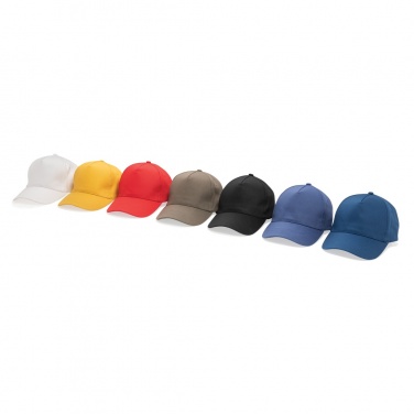 Logotrade promotional merchandise image of: Impact 5panel 280gr Recycled cotton cap with AWARE™ tracer