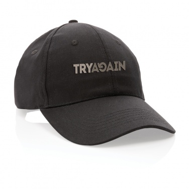 Logo trade promotional product photo of: Impact 6 panel 190gr Recycled cotton cap with AWARE™ tracer
