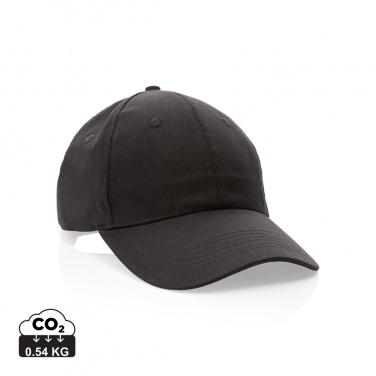Logotrade promotional item picture of: Impact 6 panel 190gr Recycled cotton cap with AWARE™ tracer