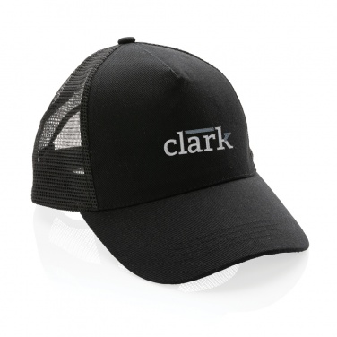 Logotrade business gifts photo of: Impact AWARE™ Brushed rcotton 5 panel trucker cap 190gr
