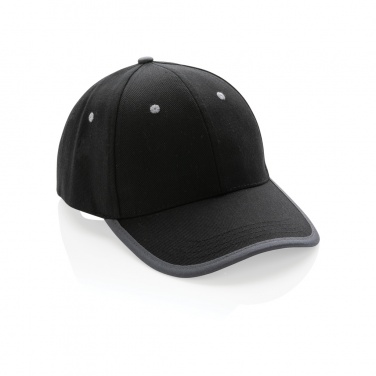 Logotrade promotional product picture of: Impact AWARE™ Brushed rcotton 6 panel contrast cap 280gr