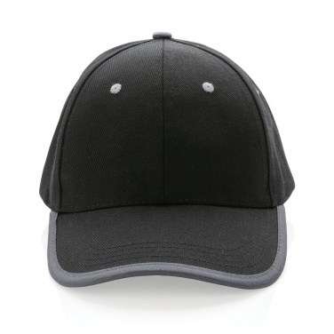 Logotrade promotional giveaways photo of: Impact AWARE™ Brushed rcotton 6 panel contrast cap 280gr