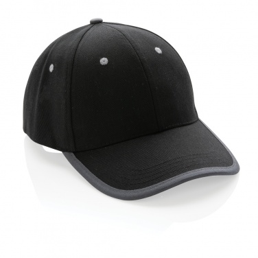 Logotrade business gifts photo of: Impact AWARE™ Brushed rcotton 6 panel contrast cap 280gr