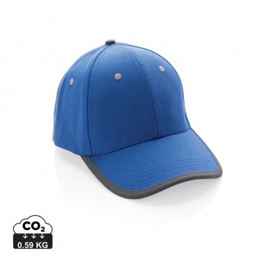 Logotrade advertising product picture of: Impact AWARE™ Brushed rcotton 6 panel contrast cap 280gr