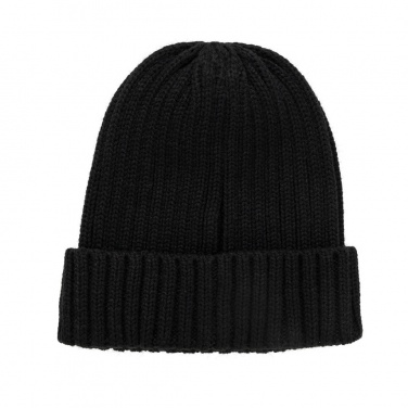 Logo trade promotional merchandise image of: Kennedi AWARE™ Polylana® beanie with large rib