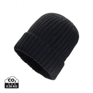 Logotrade business gifts photo of: Kennedi AWARE™ Polylana® beanie with large rib