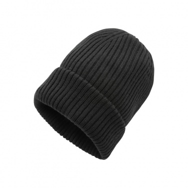 Logo trade promotional giveaways picture of: Impact AWARE™  Polylana® double knitted beanie