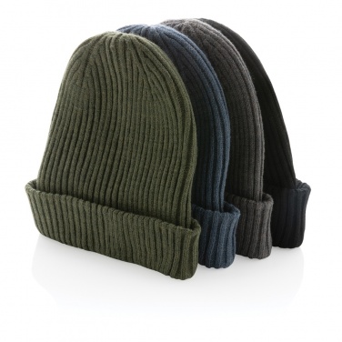Logotrade advertising product picture of: Impact AWARE™  Polylana® double knitted beanie