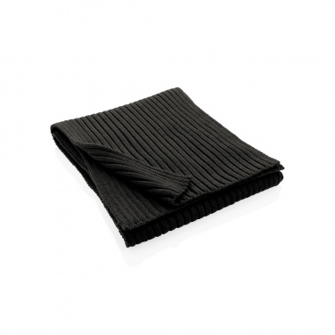 Logotrade promotional gift image of: Impact AWARE™ Polylana® knitted scarf 180 x 25cm