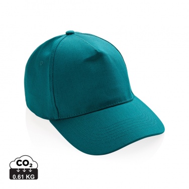 Logotrade corporate gift picture of: Impact 5panel 280gr Recycled cotton cap with AWARE™ tracer