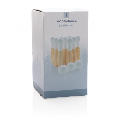 Logotrade corporate gift picture of: Wooden skittles set