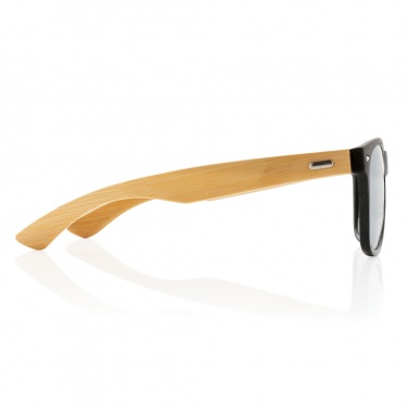 Logo trade advertising products picture of: Bamboo and RCS recycled plastic sunglasses