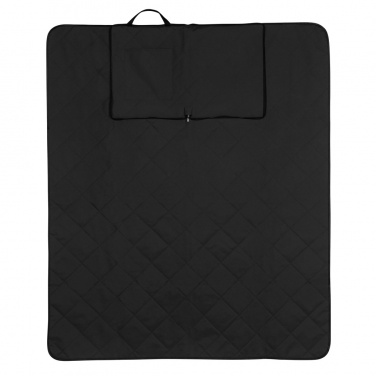 Logo trade business gift photo of: Impact Aware™ RPET foldable quilted picnic blanket