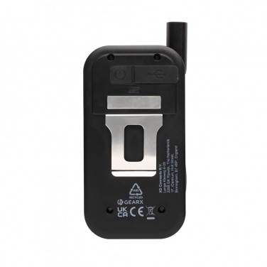 Logo trade promotional products image of: Gear X RCS rPlastic USB rechargeable worklight