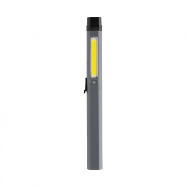 Logo trade promotional product photo of: Gear X RCS recycled plastic USB rechargeable pen light