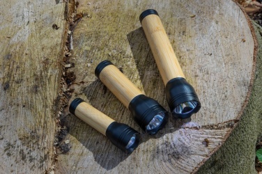 Logotrade corporate gifts photo of: Lucid 5W RCS certified recycled plastic & bamboo torch
