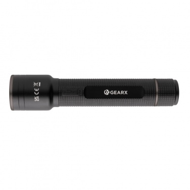 Logotrade promotional gifts photo of: Gear X RCS recycled aluminum USB-rechargeable torch large