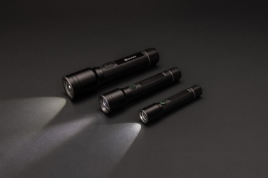 Logo trade advertising products image of: RCS recycled aluminum USB-rechargeable heavy duty torch