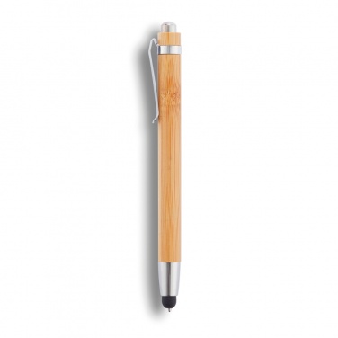 Logo trade promotional giveaway photo of: Bamboo stylus pen