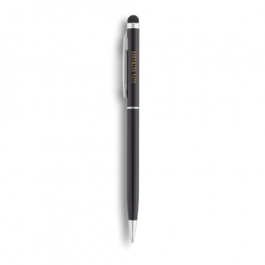 Logo trade promotional gifts image of: Thin metal stylus pen