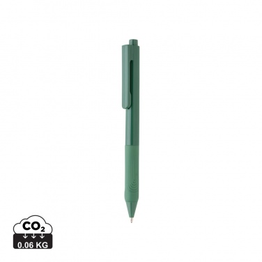 Logotrade promotional giveaway picture of: X9 solid pen with silicone grip