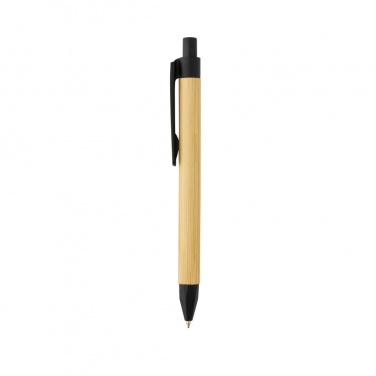 Logo trade promotional products image of: Write responsible recycled paper barrel pen