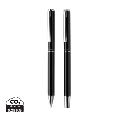 Logotrade promotional gifts photo of: Swiss Peak Cedar RCS certified recycled aluminum pen set
