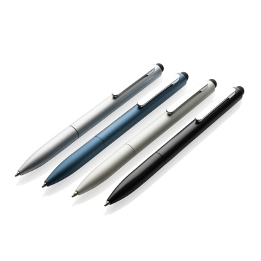 Logo trade promotional merchandise picture of: Kymi RCS certified recycled aluminium pen with stylus
