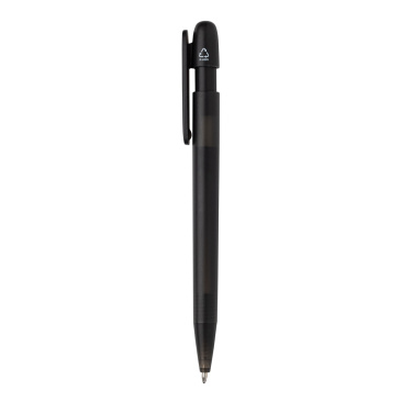 Logo trade corporate gifts picture of: Devin GRS certified RABS pen transparent
