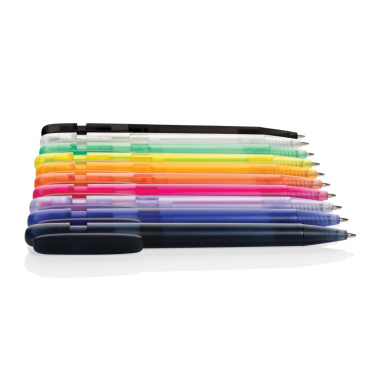 Logo trade business gift photo of: Devin GRS certified RABS pen transparent