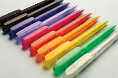 Logo trade promotional gift photo of: Devin GRS certified RABS pen transparent