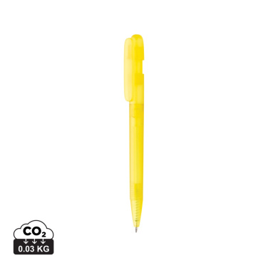 Logotrade promotional products photo of: Devin GRS certified RABS pen transparent