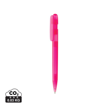 Logo trade promotional products image of: Devin GRS certified RABS pen transparent