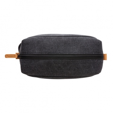Logotrade promotional product picture of: Canvas toiletry bag PVC free