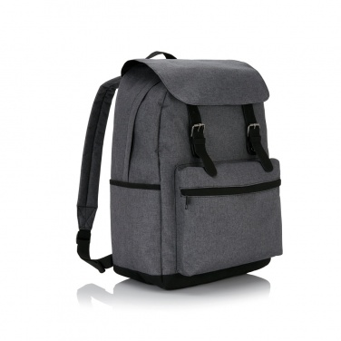 Logo trade promotional merchandise photo of: Laptop backpack with magnetic buckle straps