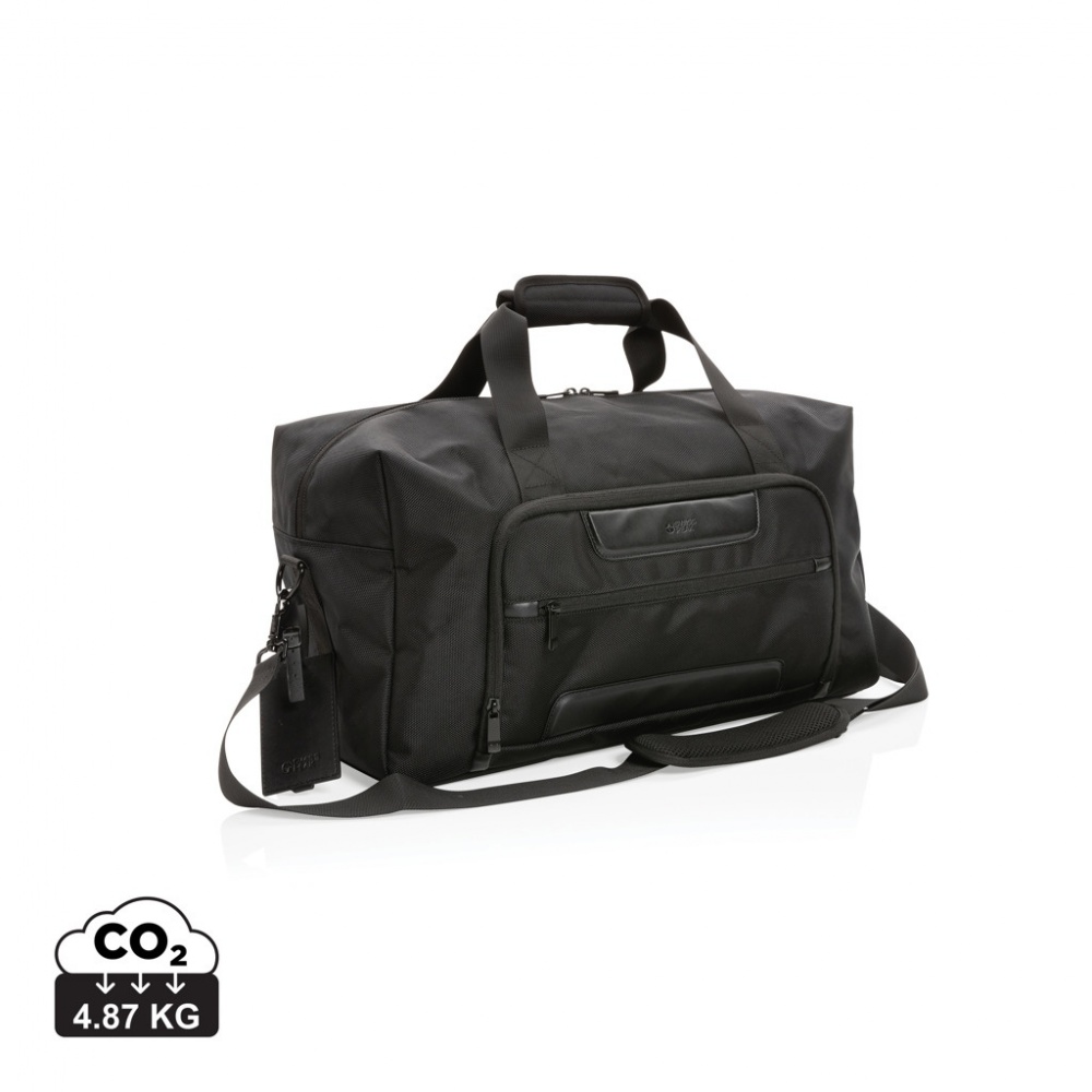 Logotrade advertising product picture of: Swiss Peak AWARE™ RPET Voyager weekend bag