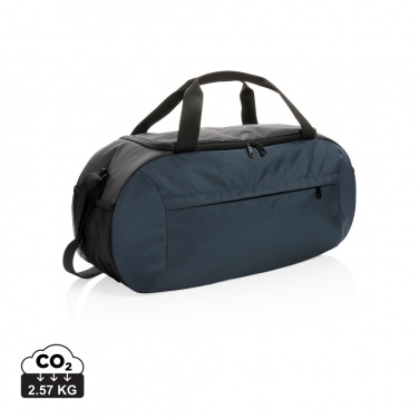Logotrade promotional product picture of: Impact AWARE™ RPET modern sports duffel