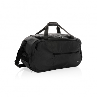 Logo trade advertising products picture of: Swiss Peak AWARE™ RPET sports duffel bag