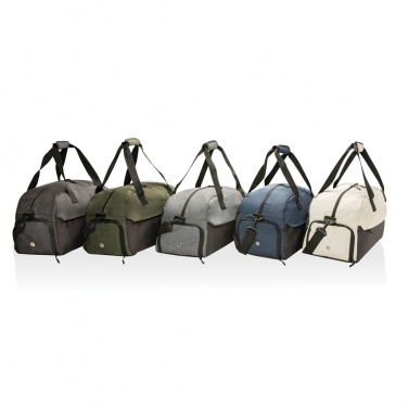 Logotrade promotional gift picture of: Kazu AWARE™ RPET basic weekend duffel