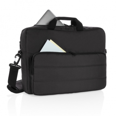 Logo trade business gifts image of: Impact AWARE™ RPET 15.6" laptop bag