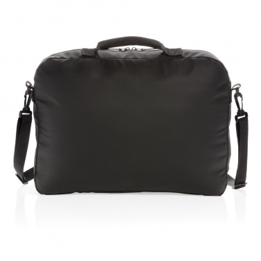 Logo trade promotional item photo of: Fashion black 15.6" laptop bag PVC free