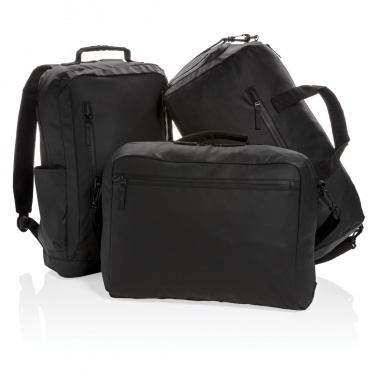 Logo trade promotional merchandise photo of: Fashion black 15.6" laptop bag PVC free