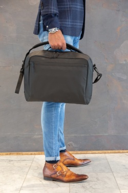 Logo trade advertising products image of: Fashion black 15.6" laptop bag PVC free