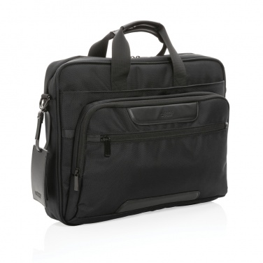 Logo trade promotional product photo of: Swiss Peak AWARE™ RPET Voyager 15.6" laptop bag