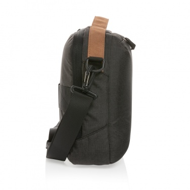 Logotrade promotional items photo of: Impact AWARE™ 300D two tone deluxe 15.6" laptop bag