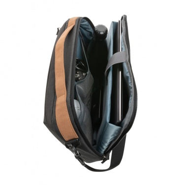 Logotrade promotional gift image of: Impact AWARE™ 300D two tone deluxe 15.6" laptop bag
